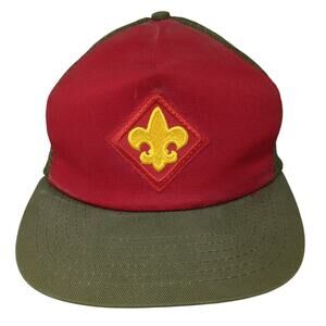Boy Scout Of America Snapback Trucker Hat Multi One Size Adjustable Mesh Back